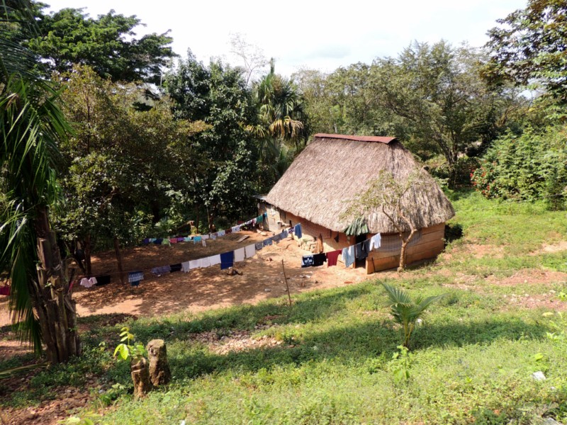 Traditional country cottage, Bethel, Guatemala
