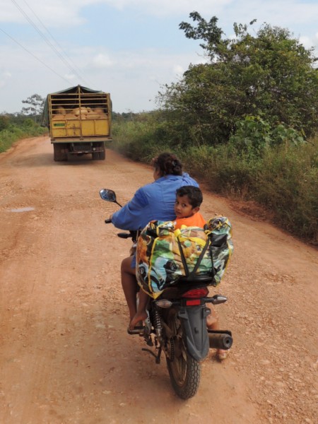 Not every grandma rides a motorbike, Bethel, Guatemala