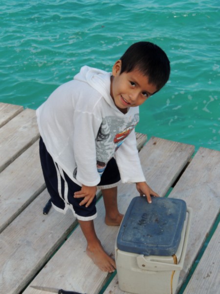 Guess what's inside, Caye Caulker San Pedro, Belize