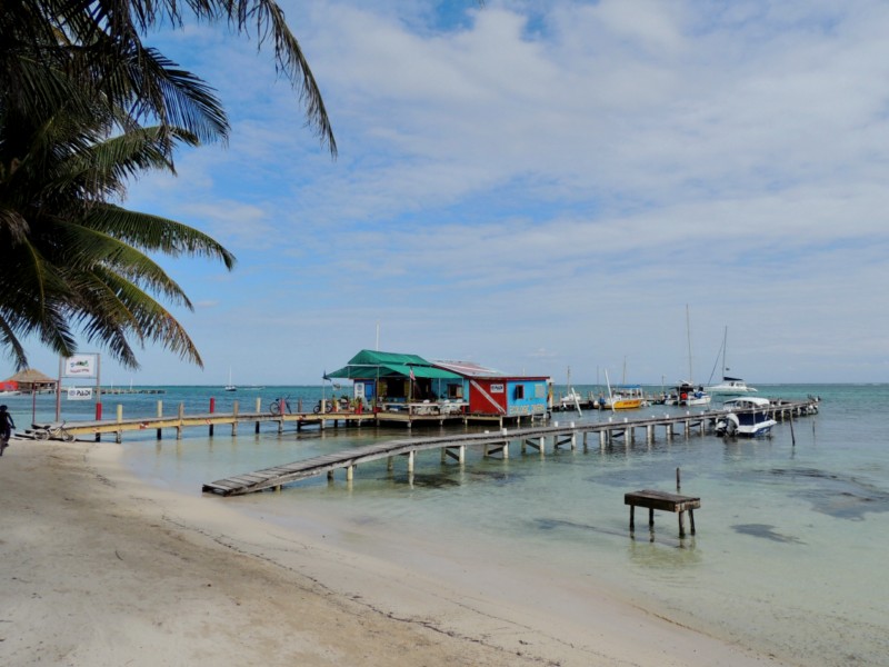 Just one more bath, Caye Caulker San Pedro, Belize
