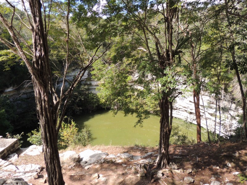 Holy cenote well, Chichen Itza, Mexico