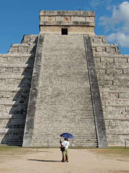 El Castillo stairs, Chichen Itza, Mexico