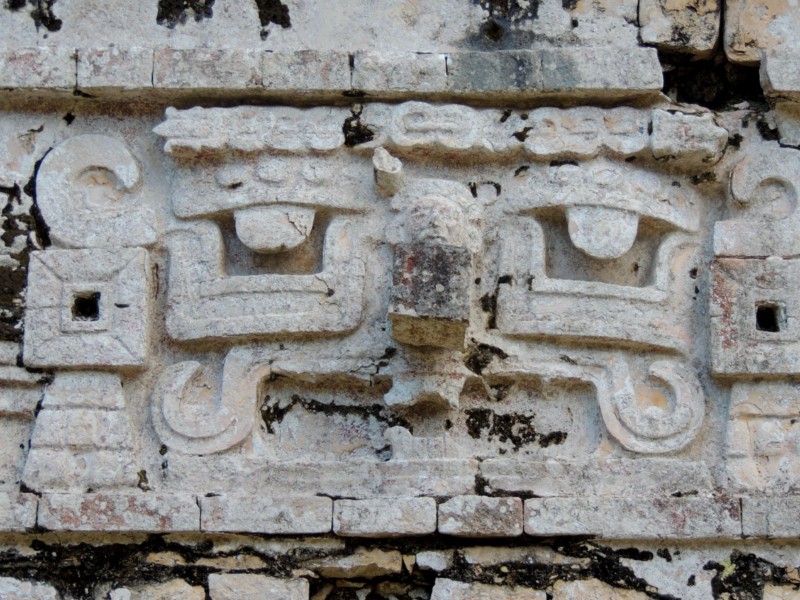 Mosaic Mask, Chichen Itza, Mexico