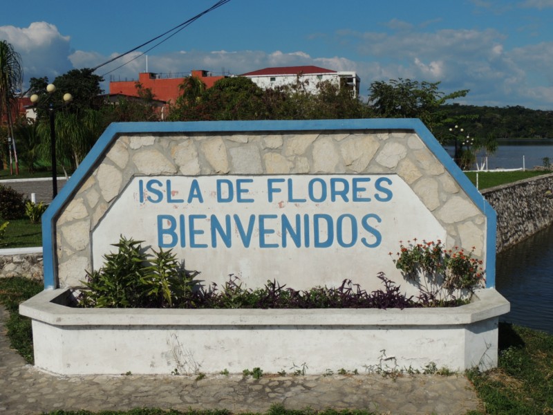 Welcome to Flores Island, Flores Island, Guatemala