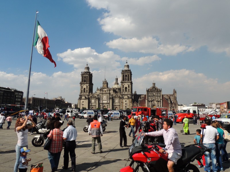 Holiday at Zocalo, Mexico City, Mexico