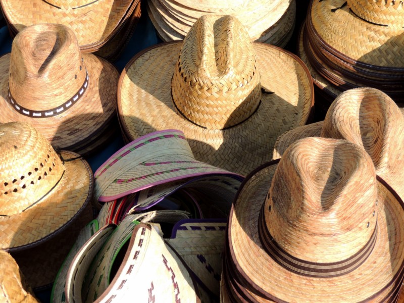 A hat is an indispensable prop in Mexico, Mexico City, Mexico