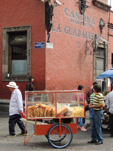 Everyday life in Coyocan, Mexico City, Mexico
