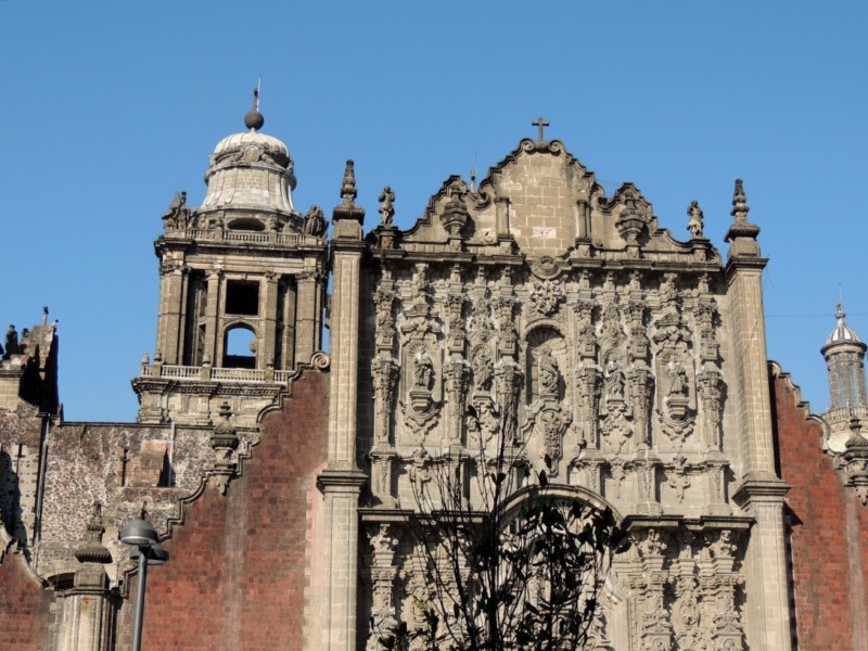 Chapel of the Blessed Sacrament from the 17th century, Mexico City, Mexico