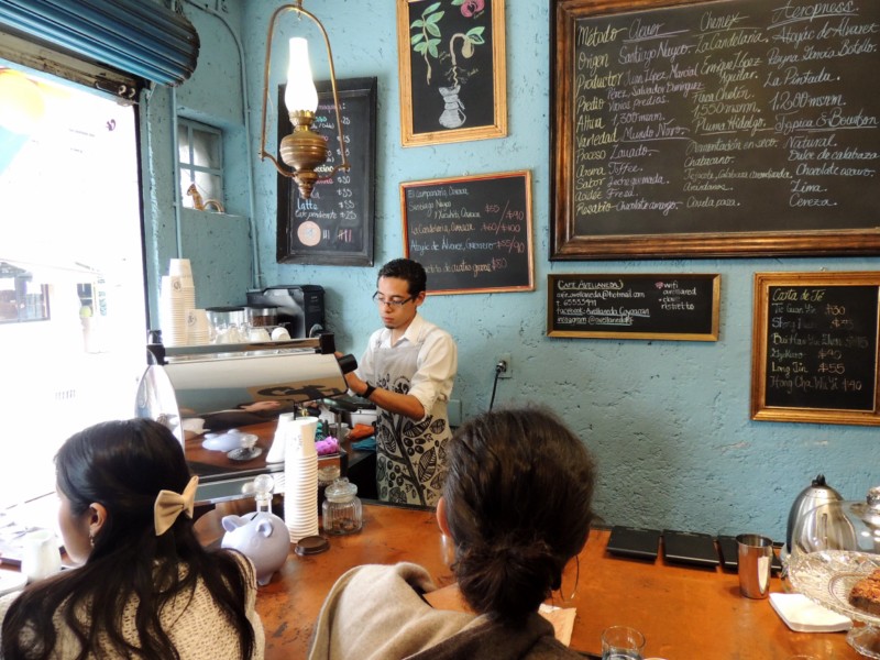 There are countless such cafes in Coyocan, Mexico City, Mexico