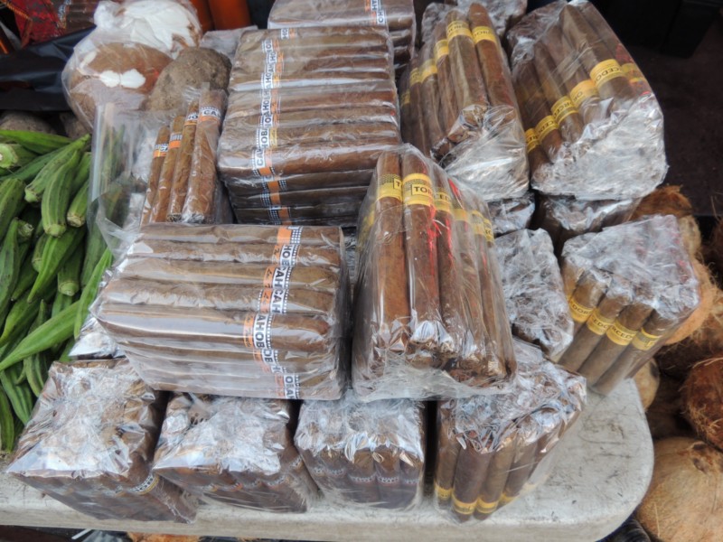 Cigars, apparently Cuban, Mexico City, Mexico
