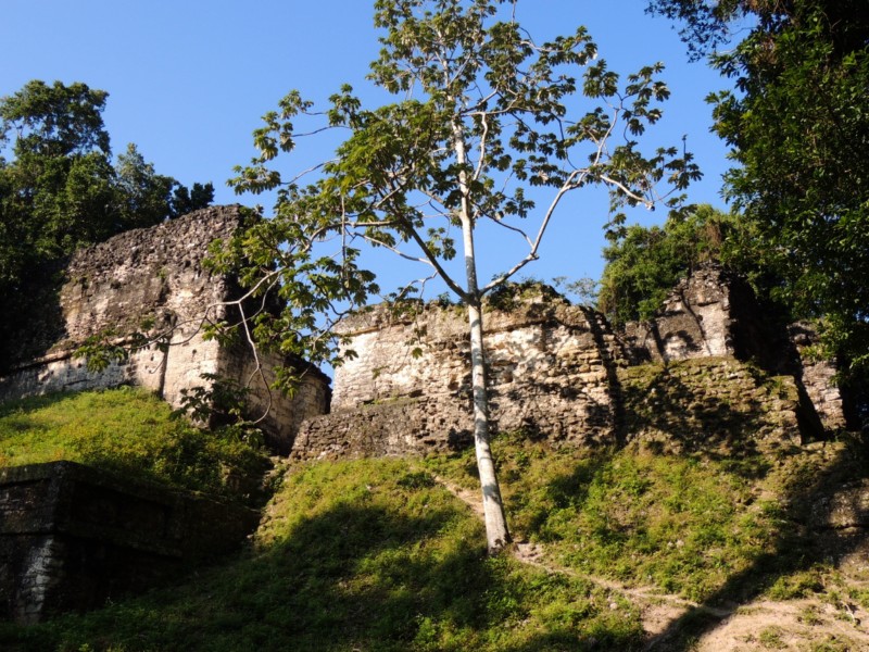 Buildings at Seven Temples square, Tikal, Guatemala