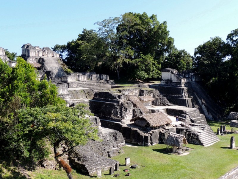 Acropolis Norte buildings, Tikal, Guatemala