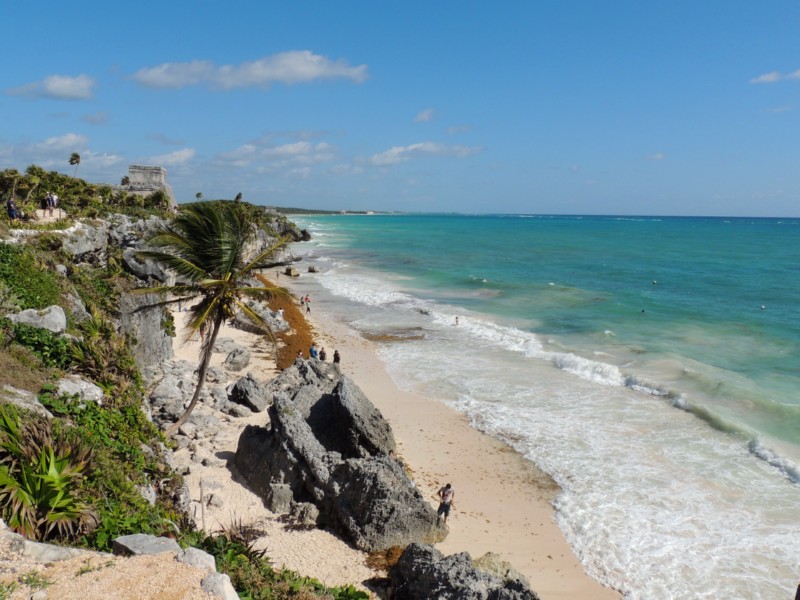 Raomantic coast, Tulum, Mexico