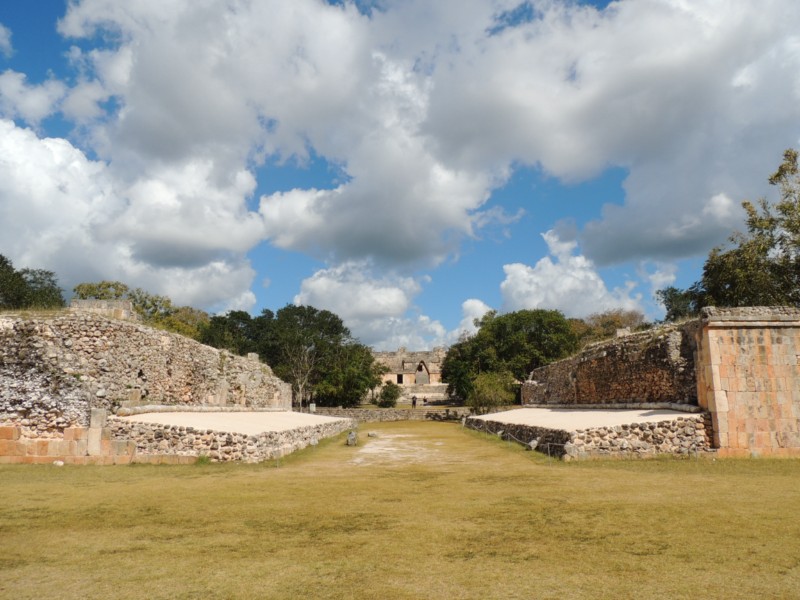 Pelota field, Uxmal, Mexico