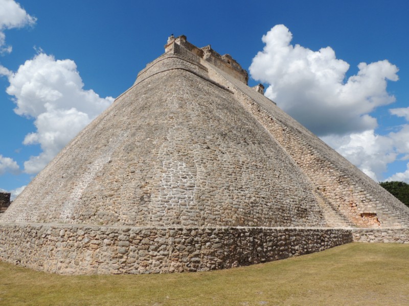 Soothsayer's Pyramid of the 10th Century, Uxmal, Mexico