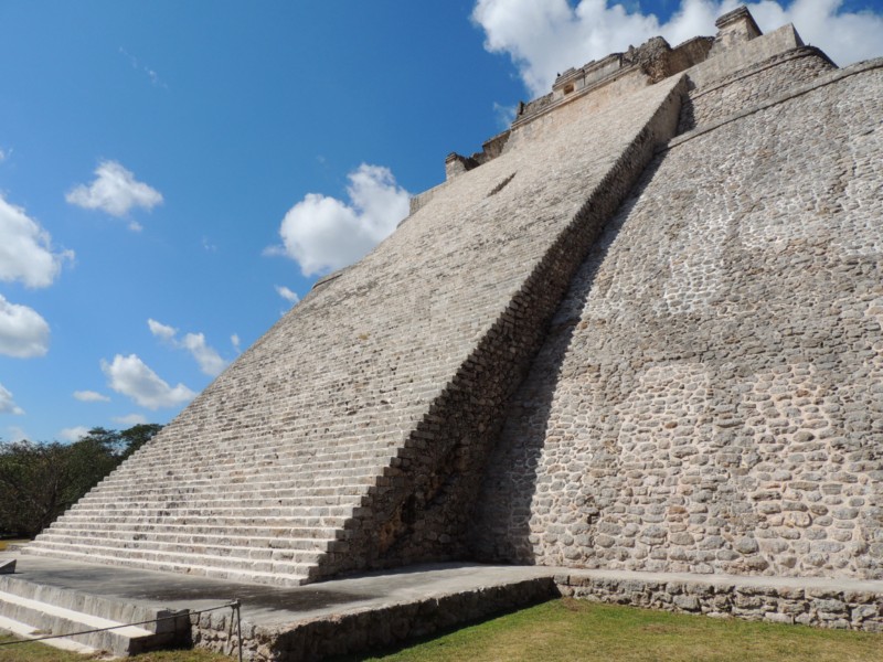 Impressive stairs, Uxmal, Mexico