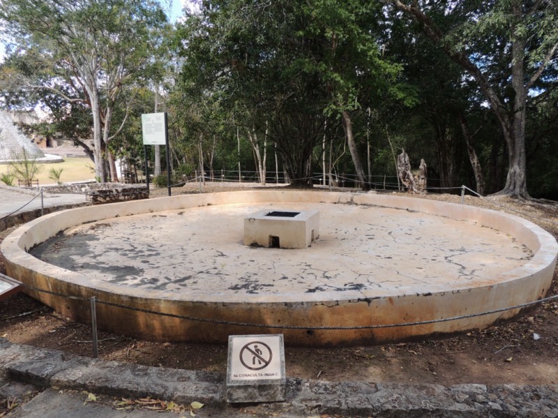 Rainwater collection cistern, Uxmal, Mexico