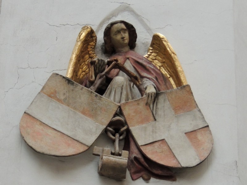 Relief on the old town hall building, Vienna, Austria