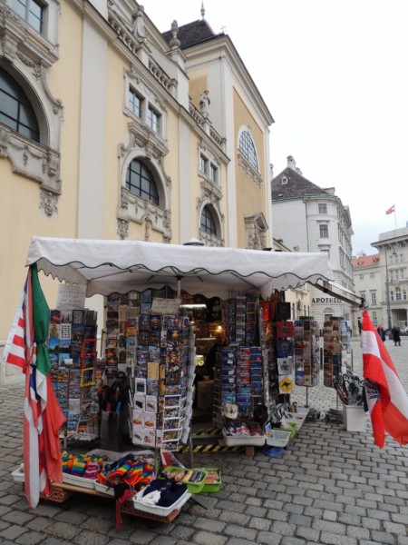 Souvenir stall, Vienna, Austria