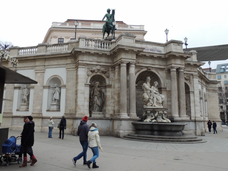 Albertina Gallery from the end of the 18th century, Vienna, Austria